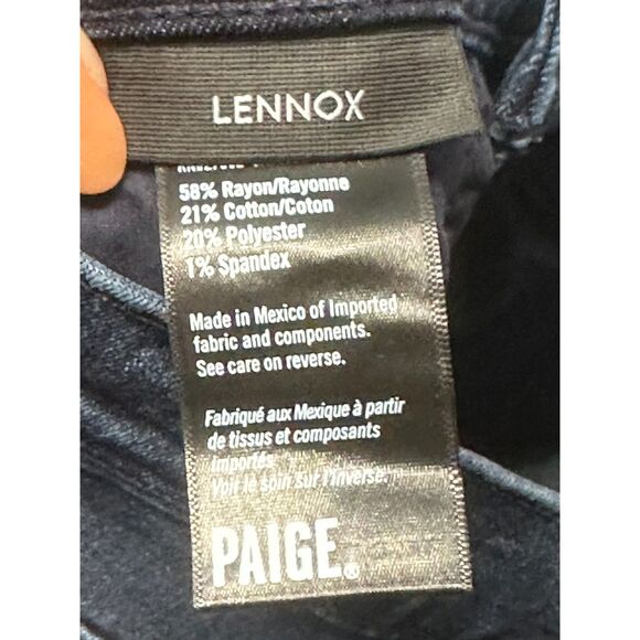 PAIGE Men's M653697-3402 Lennox Size 28 Blue Transcend Slim Fit Jeans NWT - Picture 9 of 14